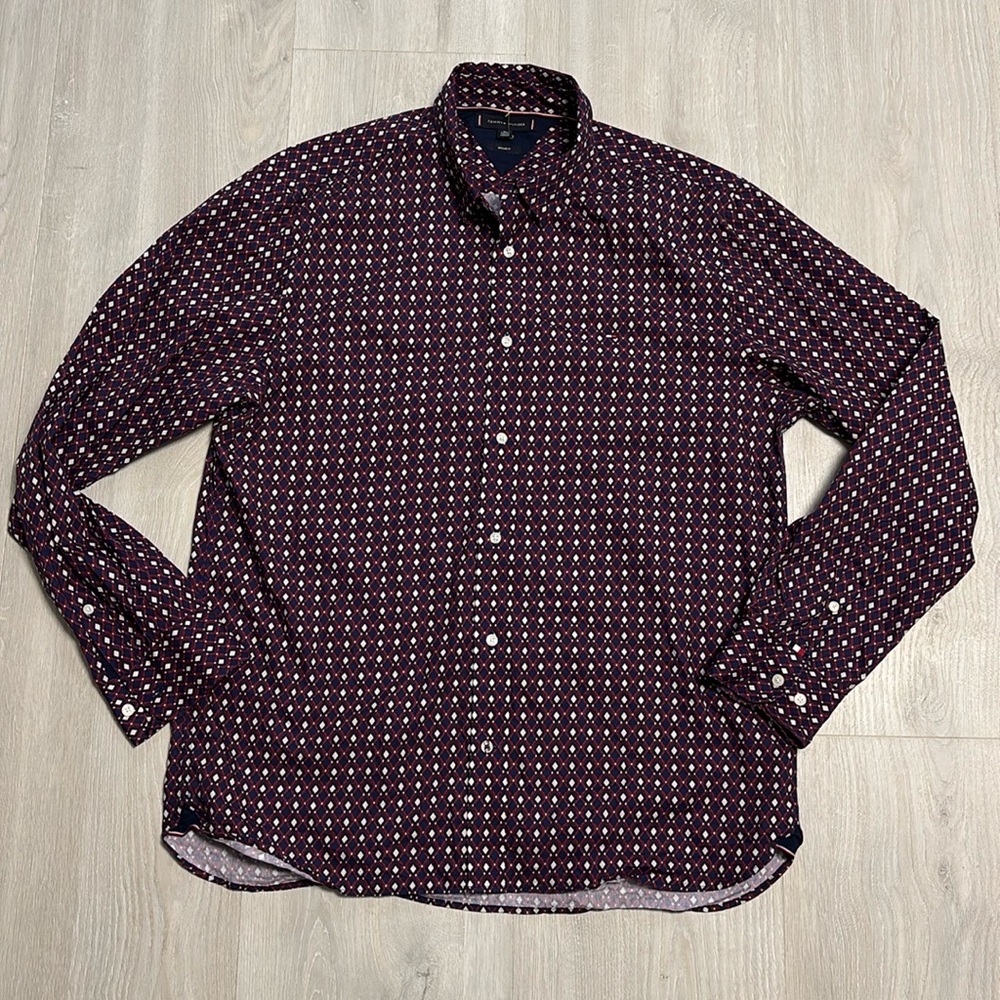 🔥BUNDLESALE Mens XL Tommy Hilfiger regular fit casual shirt